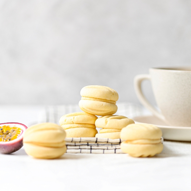 Passionfruit Melting Moments