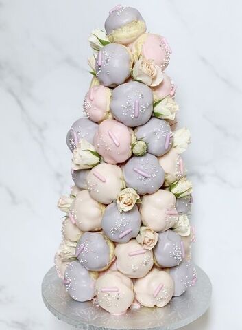 Pastel Pink Croquembouche