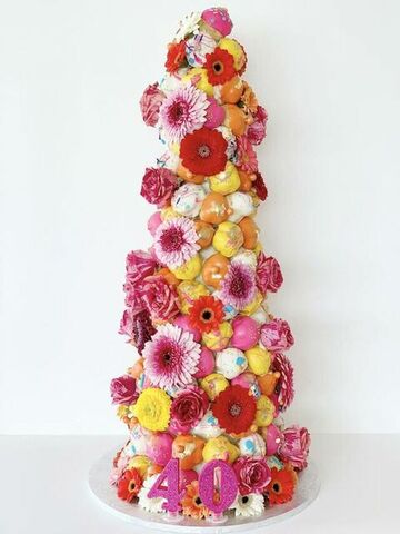 Bright Chocolate Croquembouche