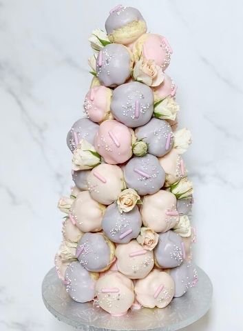 Pastel Pink Croquembouche