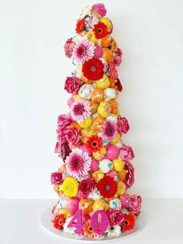 Bright Chocolate Croquembouche